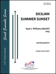 Sicilian Summer Sunset Guitar and Fretted sheet music cover Thumbnail